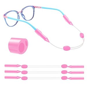 anygift glasses strap for kids(10inch) 3 pcs toddler eyeglass strap sports strap for glasses anti slip child sunglass strap
