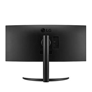 LG UltraWide QHD 34-Inch Computer Monitor 34WP65C-B, VA with HDR 10 Compatibility and AMD FreeSync Premium, Black