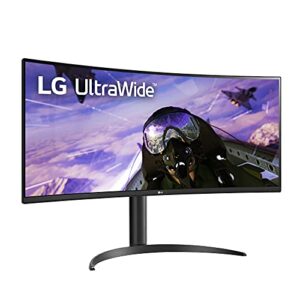 LG UltraWide QHD 34-Inch Computer Monitor 34WP65C-B, VA with HDR 10 Compatibility and AMD FreeSync Premium, Black