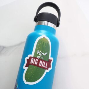 Kind of a Big Dill Pickle Sticker, Funny Stickers for Hydroflask, Pickleball Funny Quote Decals for Laptop, Kind of a Big Deal Meme Stickers