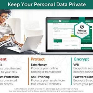 Kaspersky Total Security 2021 (2022 Ready) | 5 Devices | 1 Year | PC/Mac/Android | Activation Key Card by Post with Antivirus Software, Internet Security, Secure VPN, Password Manager, Safe Kids