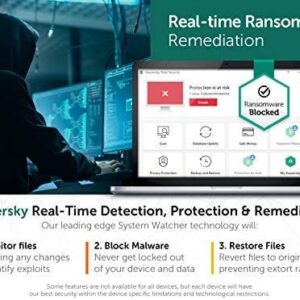 Kaspersky Total Security 2021 (2022 Ready) | 5 Devices | 1 Year | PC/Mac/Android | Activation Key Card by Post with Antivirus Software, Internet Security, Secure VPN, Password Manager, Safe Kids