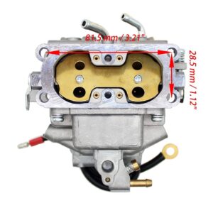 Huayi Carburetor Compatible with Honda 670CC GX670 GX670R GX670U 16100-ZN1-812 16100-ZN1-802 Loncin Lifan 2V78F-2 24HP Twin Cylinder Gasoline Engine