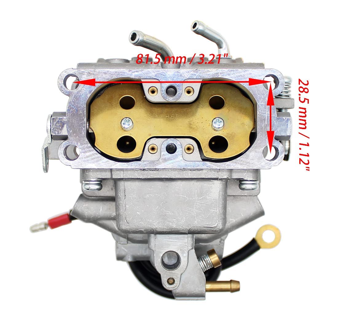 Huayi Carburetor Compatible with Honda 670CC GX670 GX670R GX670U 16100-ZN1-812 16100-ZN1-802 Loncin Lifan 2V78F-2 24HP Twin Cylinder Gasoline Engine