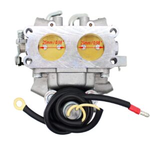 Huayi Carburetor Compatible with Honda 670CC GX670 GX670R GX670U 16100-ZN1-812 16100-ZN1-802 Loncin Lifan 2V78F-2 24HP Twin Cylinder Gasoline Engine