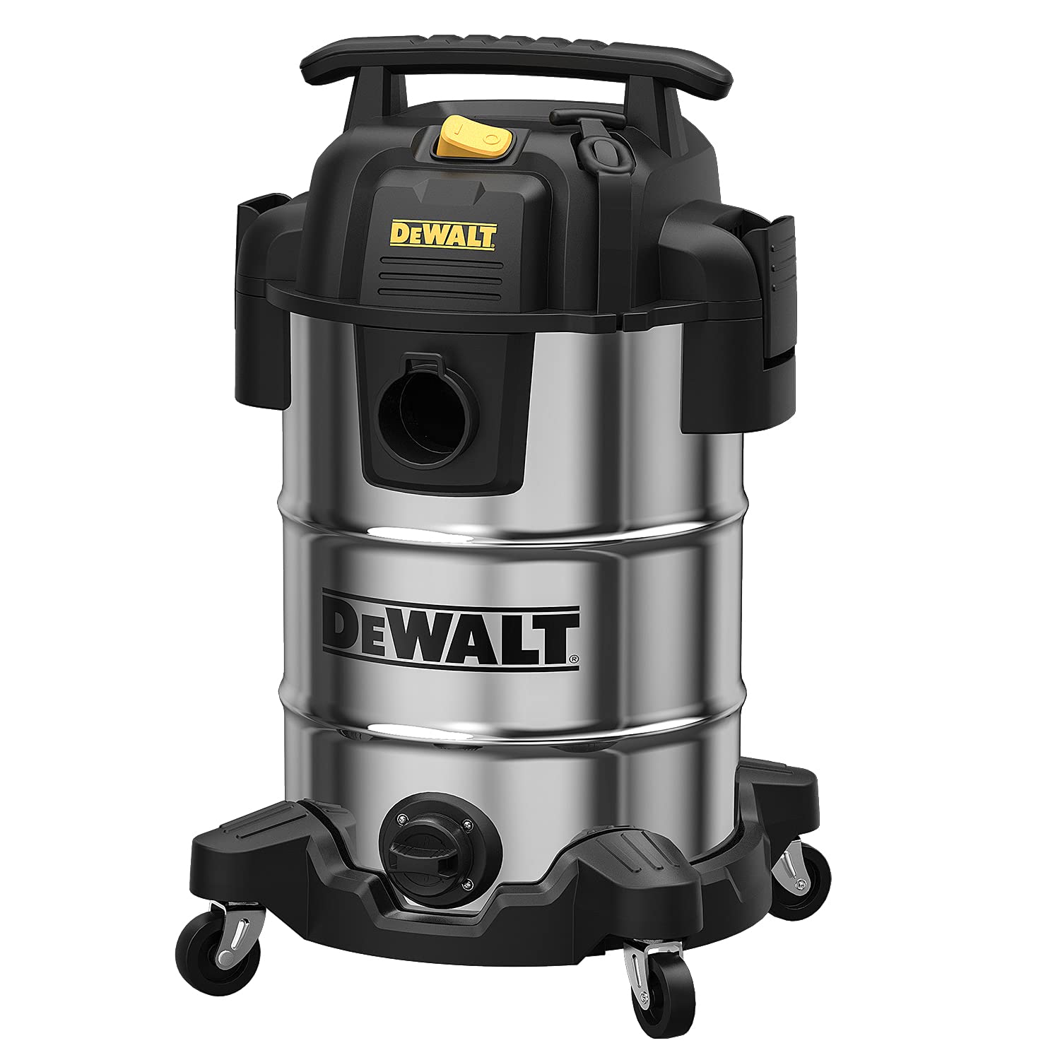 DeWalt DXV08S Wet/Dry Vacuum 8 Gallon 4 Peak HP, Stainless Steel, Silver