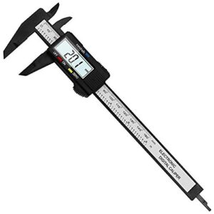 6 inch 150mm lcd digital vernier caliper gauge ruler micrometer measuring tool carbon fiber lcd digital electronic vernier caliper gauge micrometer