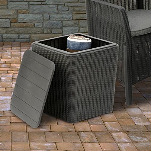 National Outdoor Living SV42-1810220 Arendal Collection All-Weather Storage Deck Box, Brown