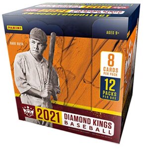 2021 panini diamond kings baseball hobby box (12 pks/bx)