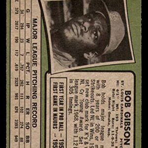 1971 Topps #450 Bob Gibson Very Good Cardinals