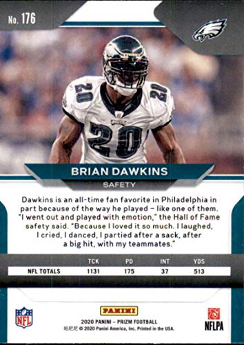 2020 Panini Prizm #176 Brian Dawkins Philadelphia Eagles NFL Football Trading Card