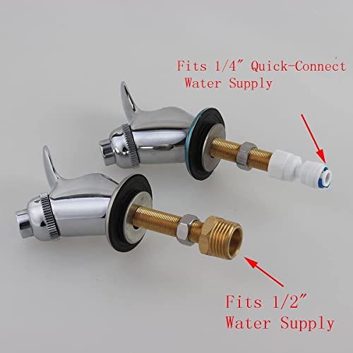 HONGBEC Drinking Fountain Bubbler Faucet Drinking Water Faucet in Chrome,100% Lead-Free Solid Brass Water Filter Faucet Outdoor Drinking Tap