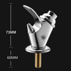 HONGBEC Drinking Fountain Bubbler Faucet Drinking Water Faucet in Chrome,100% Lead-Free Solid Brass Water Filter Faucet Outdoor Drinking Tap