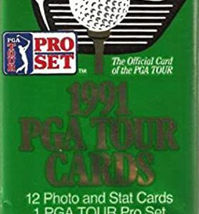 1991 Pro Set PGA Golf Cards 12 cards per pack. Possible Palmer, Nicklaus, Stewart, Trevino