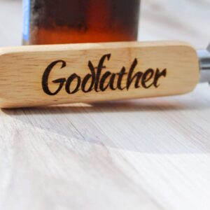 Personalized Wooden Godfather Bottle Opener Gift For Him, Godfather Proposal Gift Idea