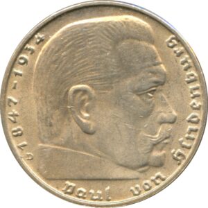 1939 de coins third reich period 1936-1939 mark vf20