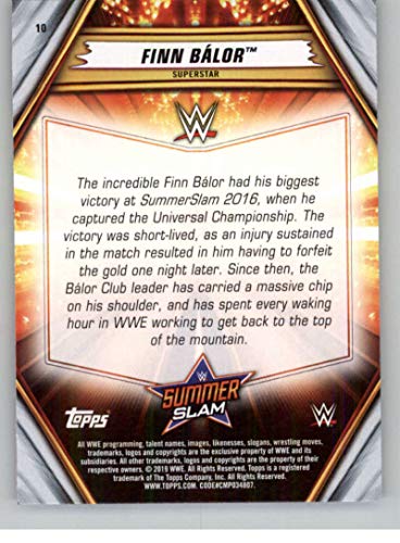 2019 Topps WWE SummerSlam #10 Finn Balor Wrestling Trading Card