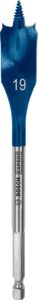 bosch professional 1x expert self cut speed spade bit (for fast and rough drilling in softwood, Ø 19mm, accessories drill driver)