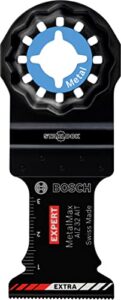 bosch professional 1x expert metalmax aiz 32 ait multitool blades (for steel, stainless steel, width 32 mm, accessory multitool)