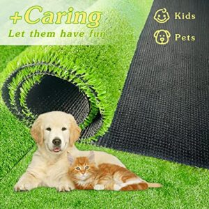 LVBAO 3x5 Feet (15 Square FT) Premium Synthetic Artificial Grass Turf Rug Mat Lawn Dog Grass Mat for Patio Balcony Garden Lawn Landscape Decorations