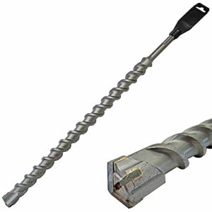 archerpro 1-1/2” x 21" inch sds max drill bit for fast concrete and rock drilling. sds max rotary hammer drill bits with carbide tip for concrete and stone. perfect for use with dexpan.