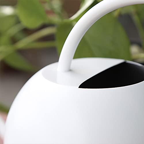 Flueyer 0.4L Metal Watering Can, Long Spout Watering Kettle Indoor Outdoor Home, Modern Style Garden Watering Pot for Office House Watering Bonsai Plants