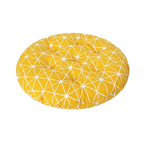 HomeMiYN Round Seat Patio Cushion Floor Pillow Cushion Round Chair Cushion Outdoor Seat Pads for Sitting Meditation Yoga Living Room Sofa Balcony 15 inch