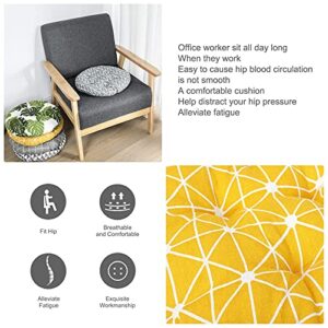 HomeMiYN Round Seat Patio Cushion Floor Pillow Cushion Round Chair Cushion Outdoor Seat Pads for Sitting Meditation Yoga Living Room Sofa Balcony 15 inch