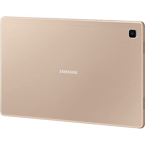 SAMSUNG Galaxy Tab A7 10.4-inch (2000x1200) Display Wi-Fi Only Tablet, Snapdragon 662, 3GB RAM, Bluetooth, Dolby Atmos Audio, 7040mAh Battery, Android 10 OS w/Mazepoly Accessories (64GB, Gold)