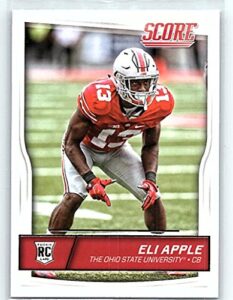 2016 score rookies #414 eli apple nfl football card (rc - rookie card) nm-mt