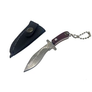 Epichao 2pcs Sword Stainless Steel Portable Mini Pocket Knife Small Keychain Knife Tiny Box Cutter Tools