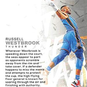 2018-19 NBA Hoops Get Out The Way Holo #1 Russell Westbrook Oklahoma City Thunder Official Panini Basketball Card