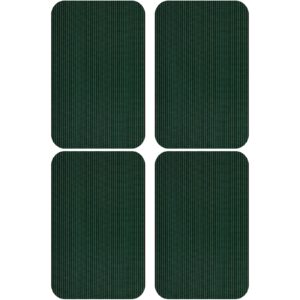 4 pieces pool safety cover patch kit swimming pool safety cover repair mesh with self adhesive green mesh patch kit for pool cover (12 x 8 inch)