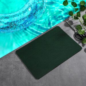 4 Pieces Pool Safety Cover Patch Kit Swimming Pool Safety Cover Repair Mesh with Self Adhesive Green Mesh Patch Kit for Pool Cover (12 x 8 Inch)