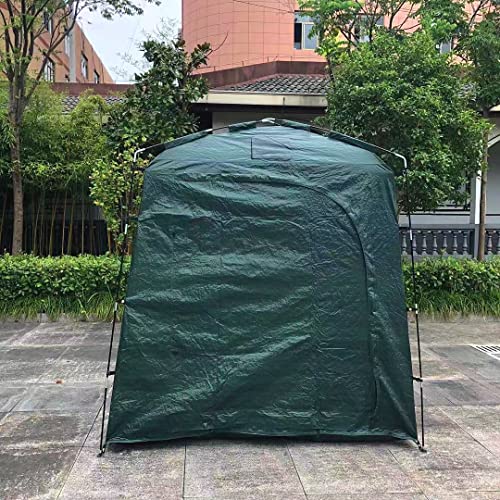 Outdoor Bike Storage Shed Upgrade Oxford Fabric Waterproof Garden Pool Storage Sheds Huts Portable Storage Tent Space Saving All Season Reusable Bike Shed