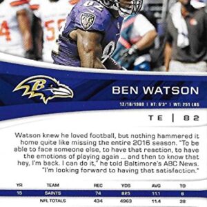 2017 Panini Rookies and Stars #199 Ben Watson Baltimore Ravens