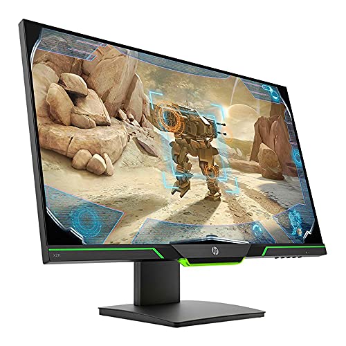 HP 27-inch FHD IPS Gaming Monitor with Tilt/Height Adjustment with AMD FreeSync PremiumTechnology (X27, 2021 model)