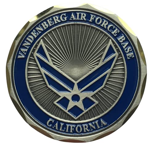 United States Air Force USAF Vandenberg Air Force Base Lompoc California Challenge Coin