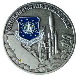 United States Air Force USAF Vandenberg Air Force Base Lompoc California Challenge Coin