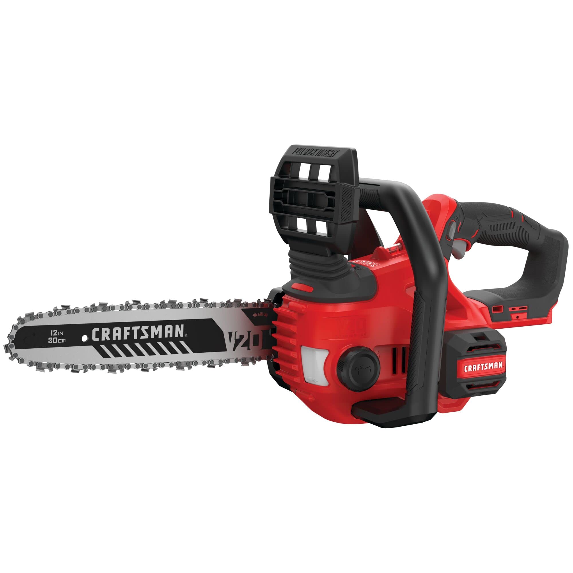 CRAFTSMAN V20 Mini Chainsaw, Cordless, 12 inch, Bare Tool Only (CMCCS620B)