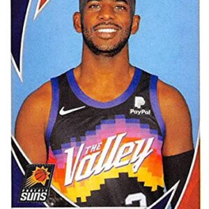 2020-21 Panini Stickers #435 Chris Paul Official NBA Basketball Album Sticker Measuring 2.75 inch tall X 2 inches wide in Raw (NM or Better Condition)