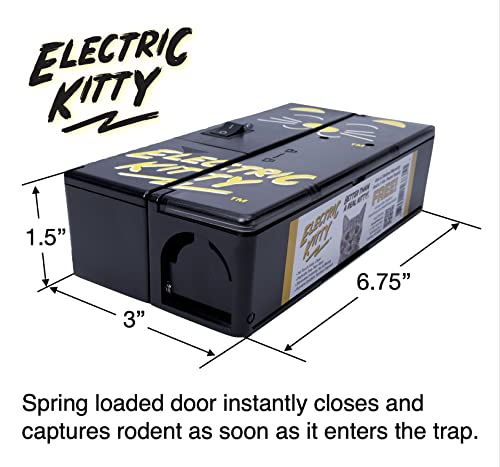 Electric Kitty Electronic Mouse Trap Indoor Outdoor Zapper Traps Mice Rodent Eliminator