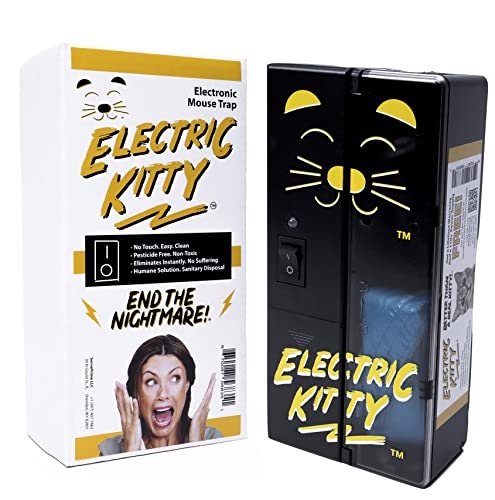 Electric Kitty Electronic Mouse Trap Indoor Outdoor Zapper Traps Mice Rodent Eliminator