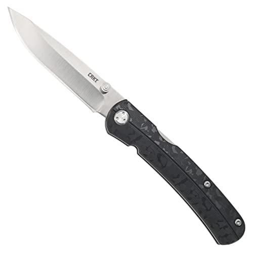 CRKT Kith EDC Folding Pocket Knife: Everyday Carry, Plain Edge Blade, Front Lock, Glass Reinforced Nylon Handle, Pocket Clip, 6433