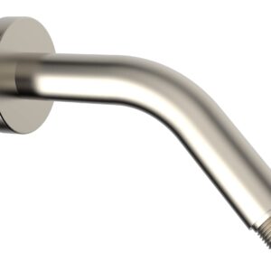 Aquaiaw Only Produce and Sell Solid Brass Shower Arms. Aquaiaw Shower Arm and O-Ring Flange, 6 inch, Solid Brass, Round, Both 1/2 NPT Tapered Threads, PVD Brushed Nickel Wall Mount Shower Head Arm