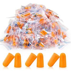 50 pairs earplugs for noise canceling ear plugs for sleep work snoring sound canceling blocking construction loud noise reducing soft foam earplugs