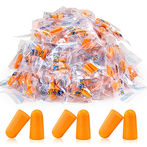 50 Pairs Earplugs for Noise Canceling Ear Plugs for Sleep Work Snoring Sound Canceling Blocking Construction Loud Noise Reducing Soft Foam Earplugs