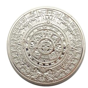 MKIOPNM Coin Collection Commemorative Coin Mexican Indian Craft Memorial Maya Coins Customized Gold Coin Badge Memorial Coin Fun Gifts for Collectors