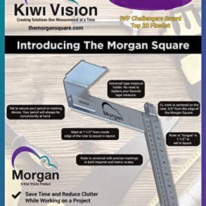 Kiwi Vision® Morgan Square Yellow UV Resistant Plastic 8-inch