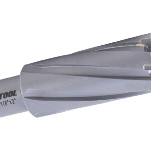 ACTOOL 1-1/8'' Diameter x 2'' Depth of Cut Carbide Tipped TCT ANNULAR Cutter with 3/4'' Weldon Shank